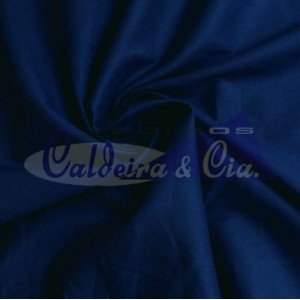 Tecido Tricoline Silky Lisa cor - 4257 (Marinho)